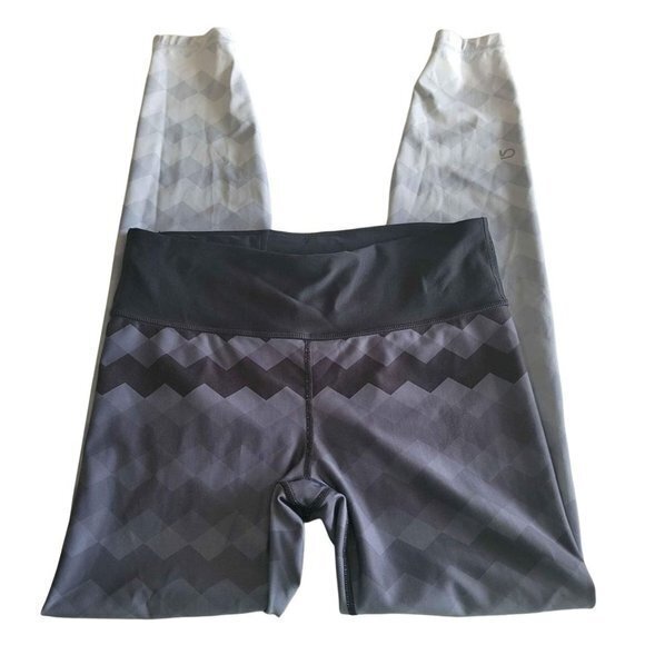 Gap Fit Womens Small‎ Ombre ZigZag Workout Active Leggings - Picture 2 of 6